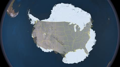 antarctica size vs usa